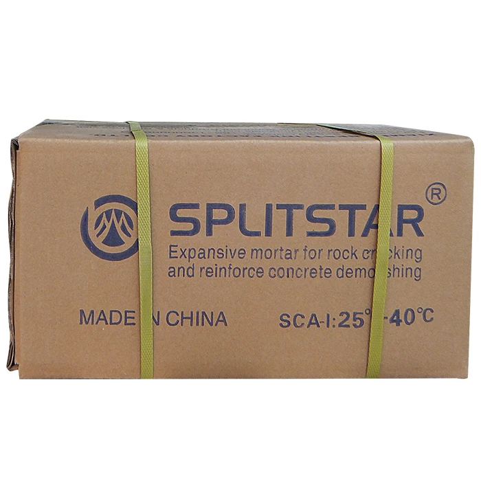 Расширяющийся цемент для растрескивания камней, порошок для растрескивания камней, камнедный раствор