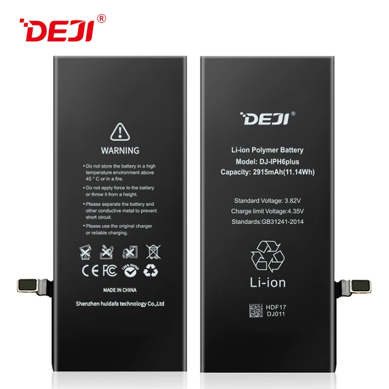3.85V 2915mah rechargeable lithium ion battery for phone iphone 6plus 6 plus