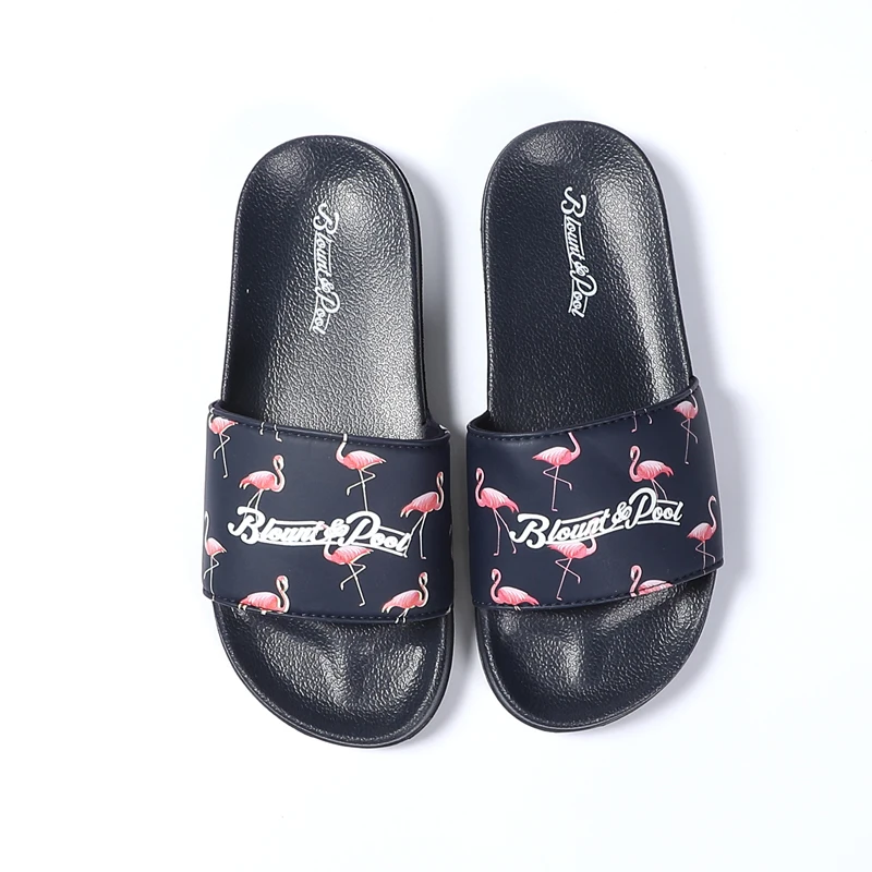 2021 Latest boys outdoor casual slides wholesale children EVA non slip sole sandals custom summer beach slippers for kids