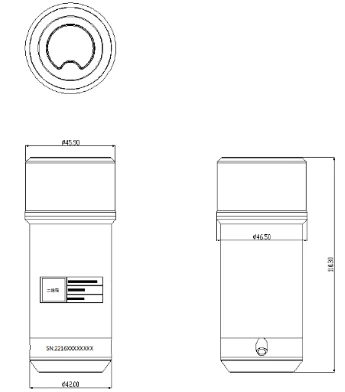 China RONDS Wireless Piezoelectric Accelerometer for Gearbox Vibration Measuring RW606