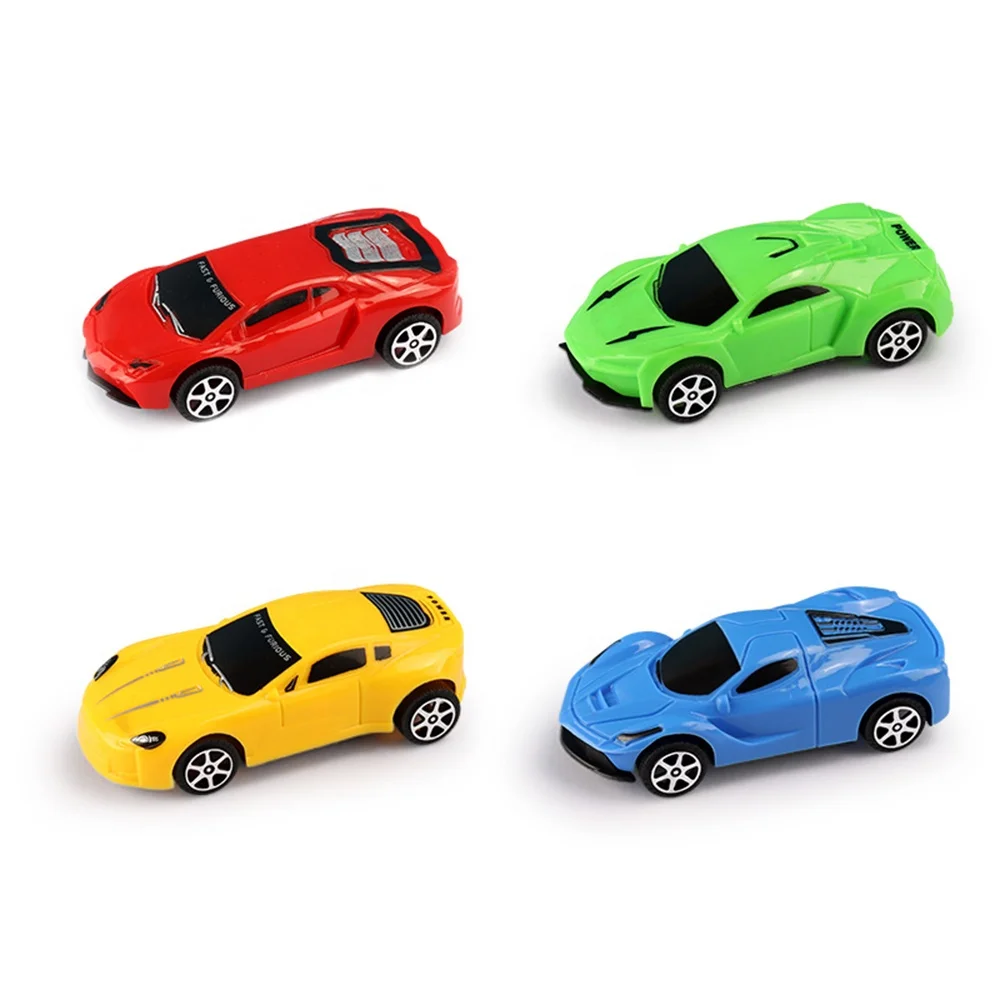 Custom Capsule toys Mini Plastic Vehicle Pull Back Car toy for kids