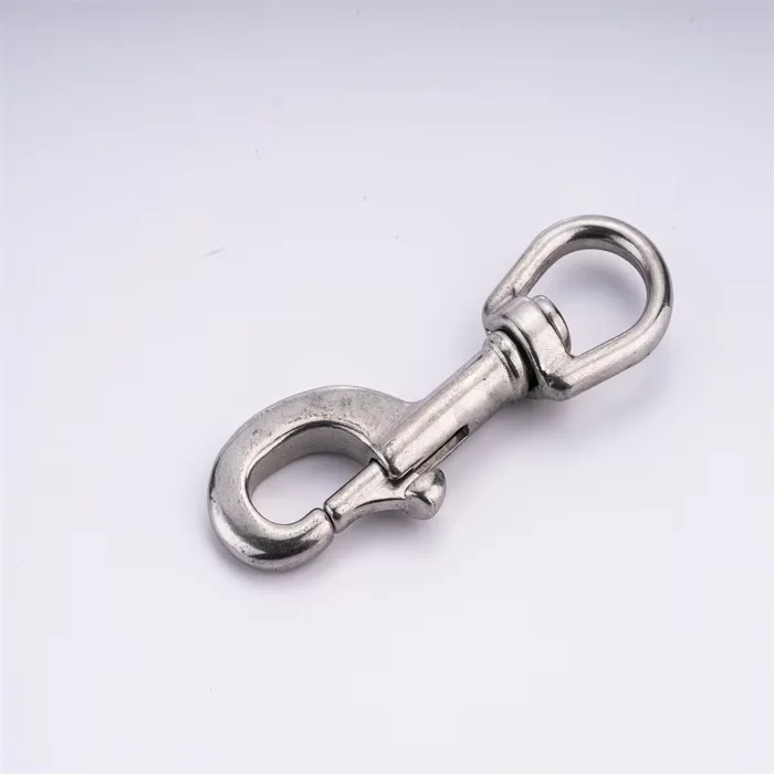 High quality SS304 316 Stainless Steel Swivel Chain Hoist Lifting Eye Snap Hook