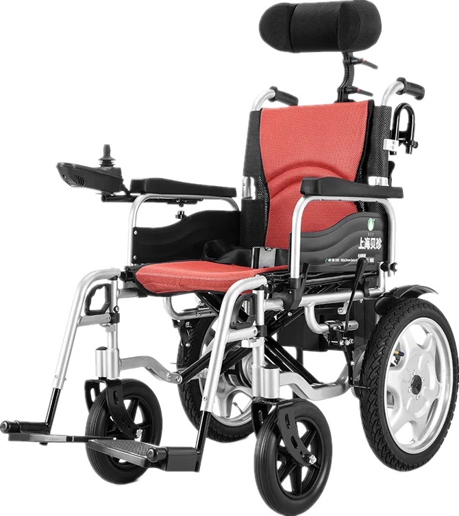 Transport ultra lightweight Electric Wheelchair Factory in China Aluminium Alloy Foldable Economic Cheapest Wheelchair-BZ-6401N