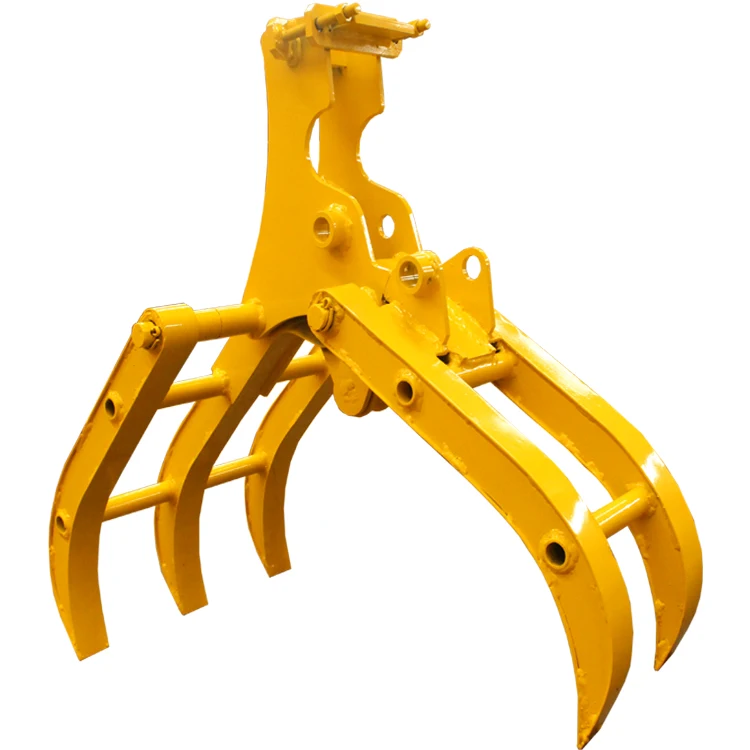 log grab hydraulic grapple for excavator