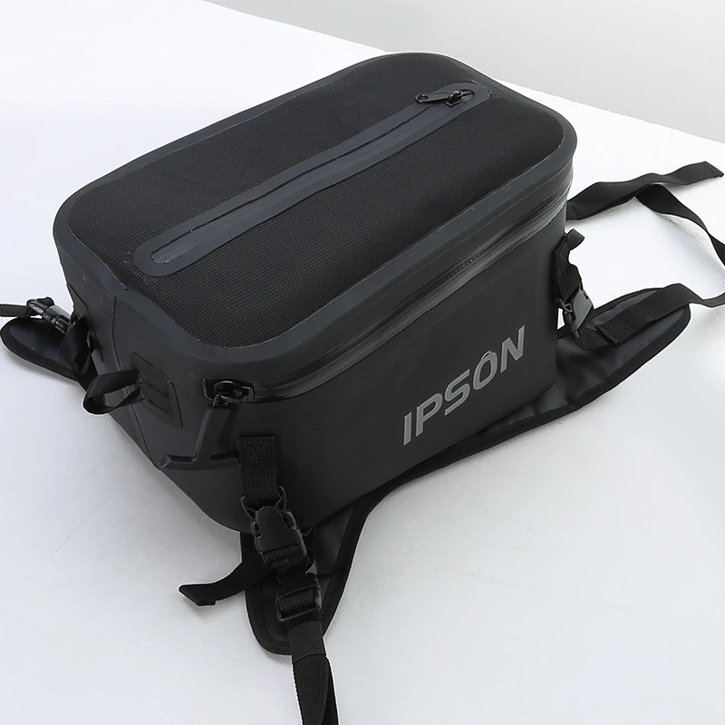 High Quality Durable TPU Zip Lock Fuel Tank Tail Storage Bag Top Saddle Touring Box Strong Magnet