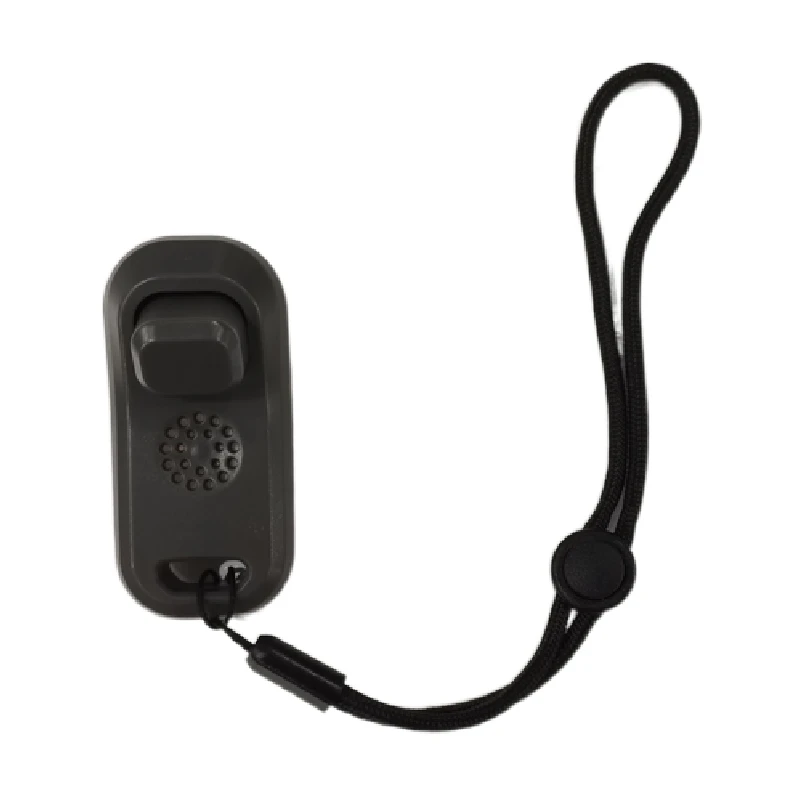 2021 Hot Sale Grey New Command Clicker with finger Ring & Wrist Strap High Quality Dog Training Clicker