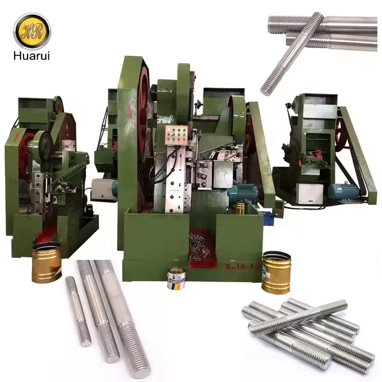 Automatic Feeding And Cutting Vertical Thread Rolling Machine