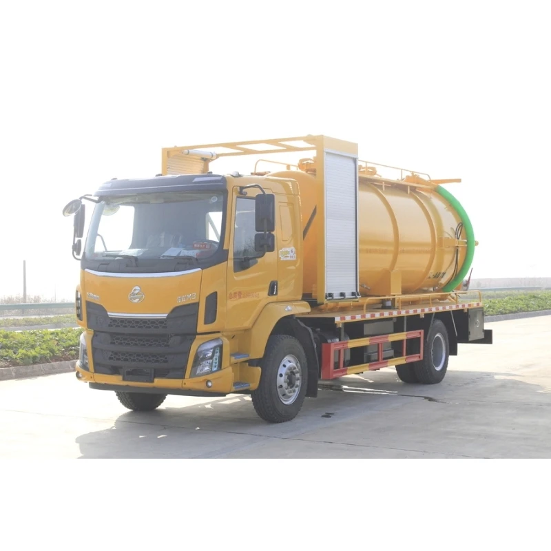 Equipped with Auxiliary Power Driven Water Circulation Pump Dongfeng Liuqi 15 Cubic Meter Cleaning and Suction Truck