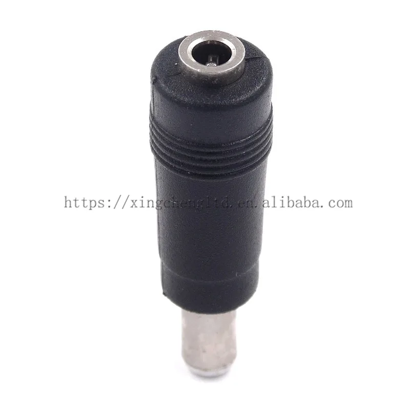 DC Power Adapter Connector Plug DC Conversion Head Jack Male 5.5*2.5mm Turn Socket Female 3.5*1.3mm