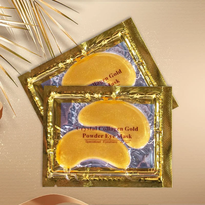 Custom Quality Korean Anti Aging Eye Care Product Gel Patches Private Label 24k Gold Hydrogel Crystal Collagen Eye Mask