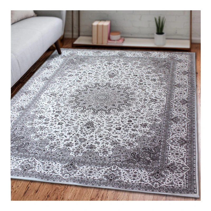 Living Room Carpet Polyester Printed Carpet 3D Rug Persian Design Large Size Indoor Carpet