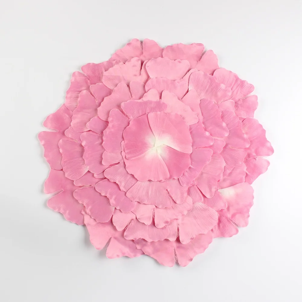 IN STOCK Round Plastic Pink and Purple Flower Placemat For Wedding, Kitchen, Home Decoration