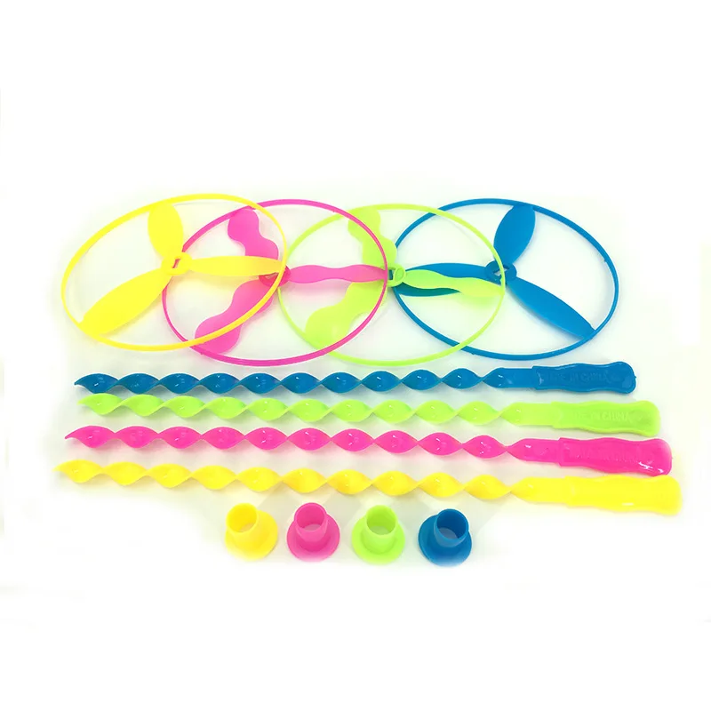 Wholesale Lighting Flying Bamboo Dragonfly Toys Propeller New Toy Kids Hand Toy