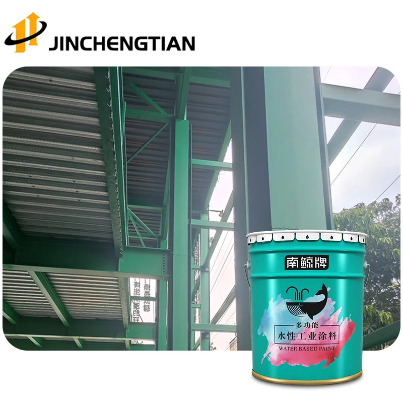 Water-based acrylic metal anti-rust paint for steel structure