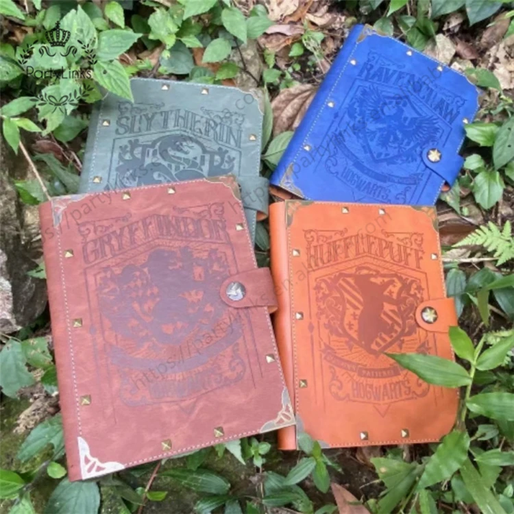 Записная книжка Harryed Potters Hogwarts винтажный крафт-блокнот Slytherin Ravenclaw Hufflepuff Document Book