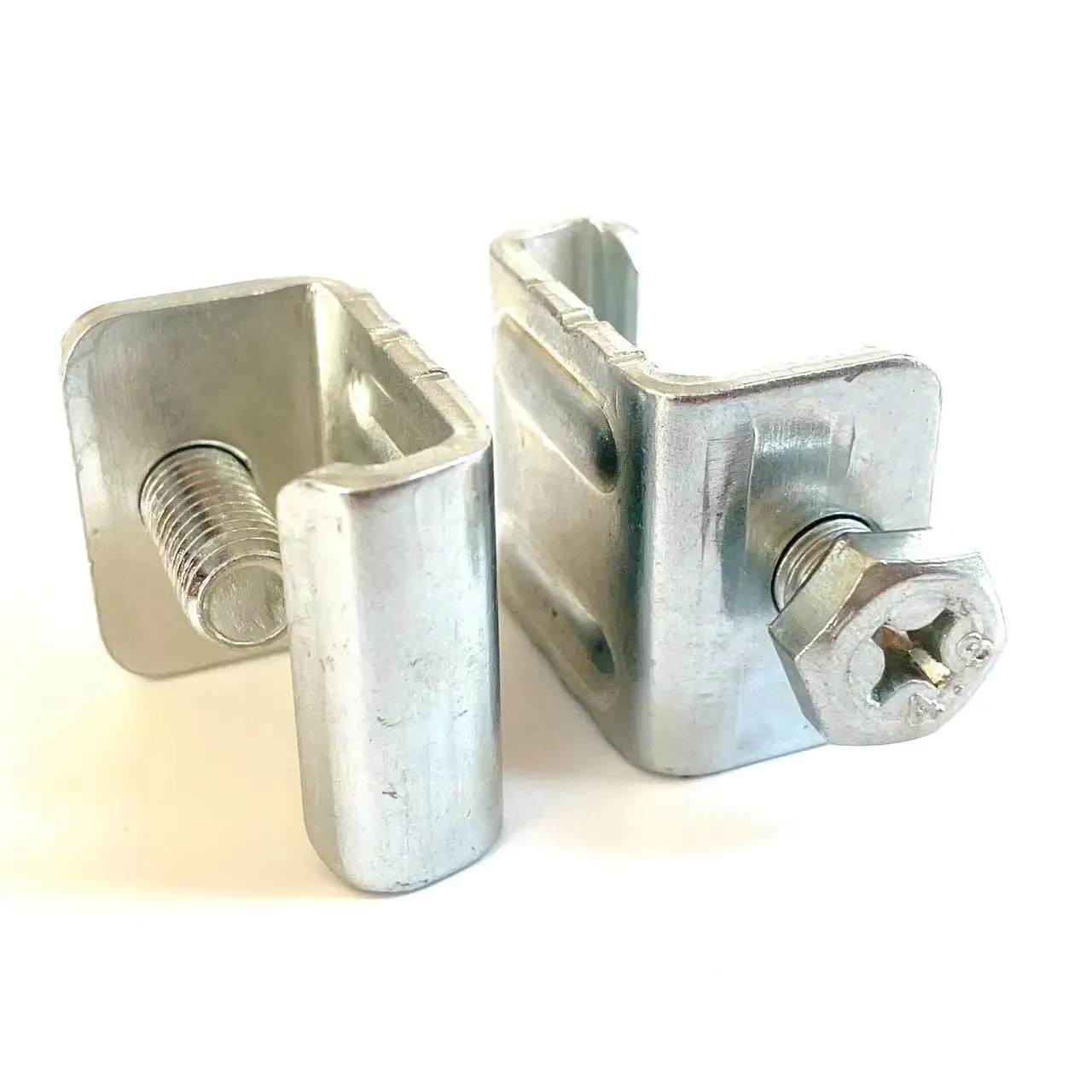 YZ-A007 Hardware Galvanized Screw Clamp G Clamp Air Duct Flange Clamp with Bolts