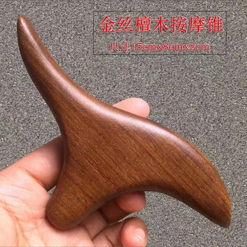 Natural Handmade Wooden Guasha Board-Wooden Gua Sha Reflexology Tool Triangle Massager For Acupuncture Point Massage