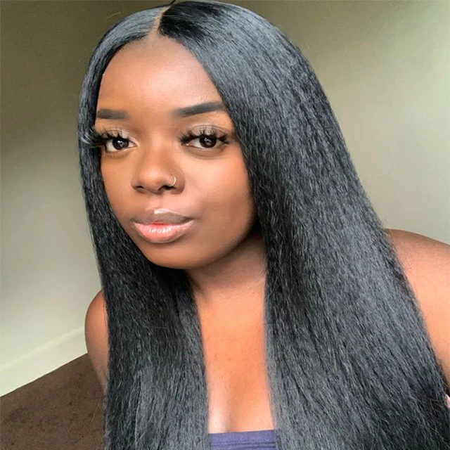 Double Drawn Peruvian Hair Human Natural Black I Tip Hair Extensions Human Hair Extension Kinky Straight