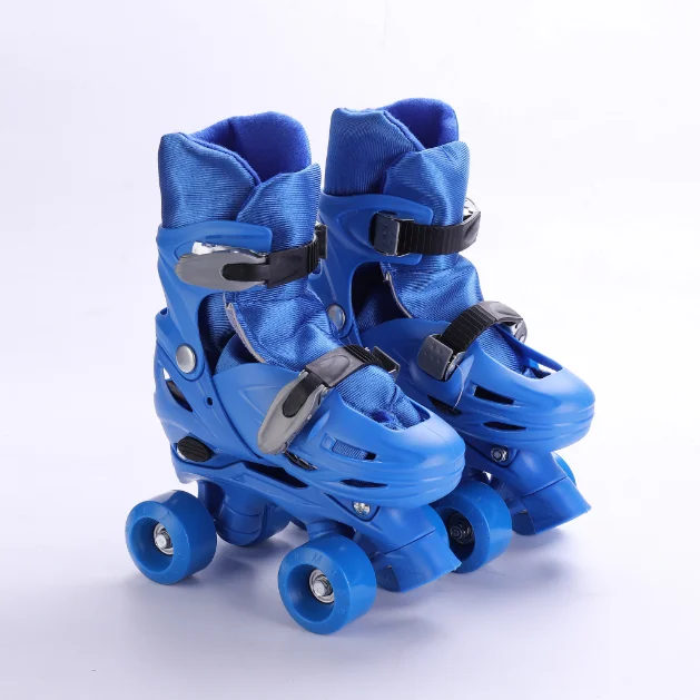 Adjustable Quad Roller Skate Shoes for Boys Durable PVC Insole for Winter and Summer Use
