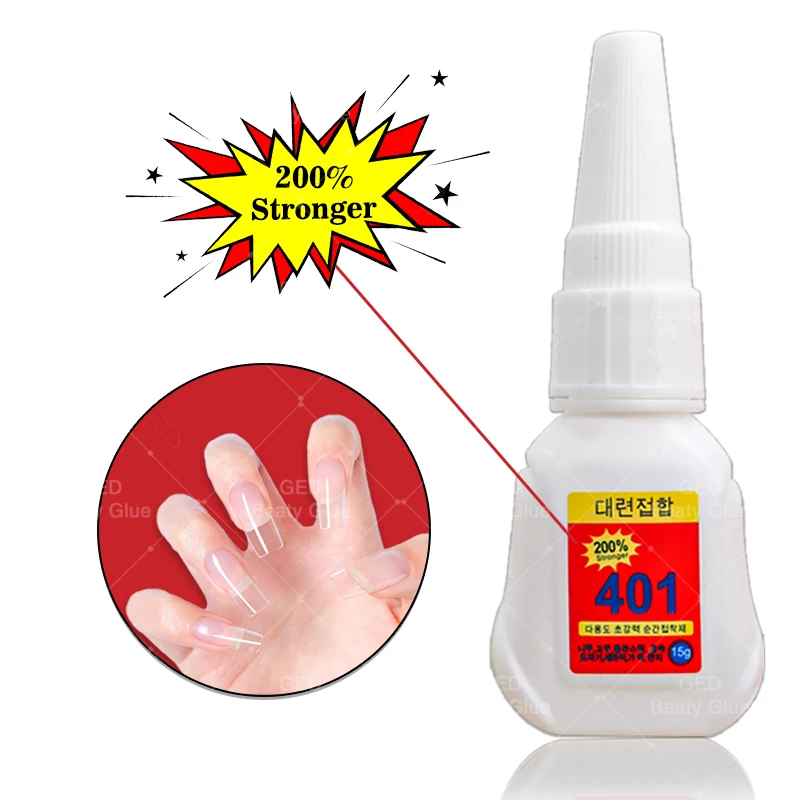 Salon Favorite 15g Nail Glue Ultra Strong Bond and Quick Dry for Perfect Manicure