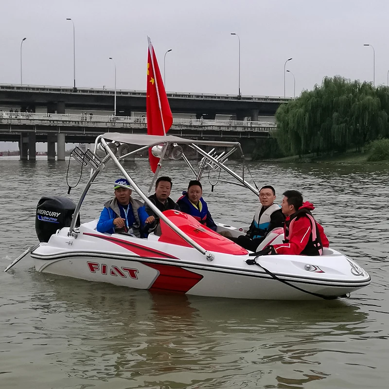 15-футовая Спортивная лодка от китайского производителя Максимальная вместимость 5 человек подбортный двигатель моторная из стекловолокна