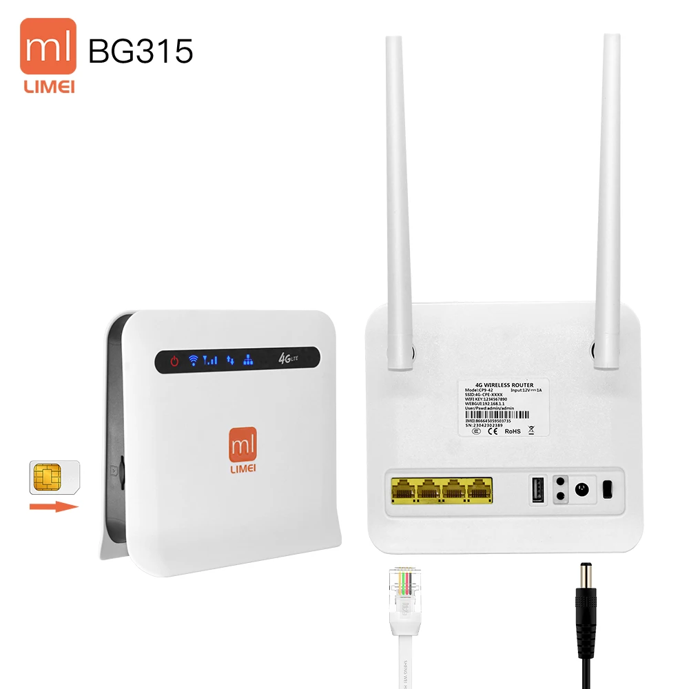 LiMei 300 Мбит/с вертикальный Портативный Usb Wifi модем Промышленный маршрутизатор Sim-карта беспроводной 4g Lte Cpe с