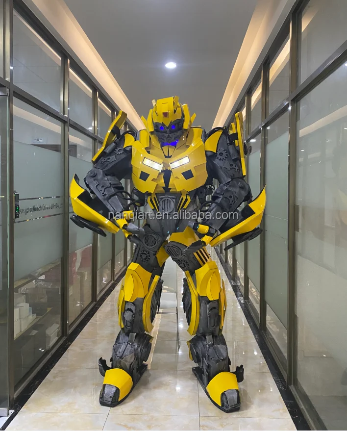 2022 New Arrival 10ft Tall Realistic Human Wearing Animatronic Cosplay Robot Costume For Entertainment Park
