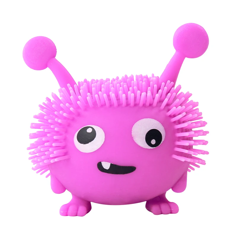 Wholesale Mini 2.5inch Funny Face  Air Filled Sensory Squeeze Monster Toy