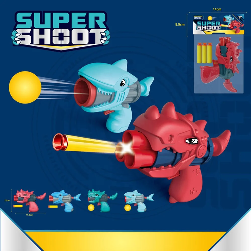 New Hot Selling Dinosaur Eva Sucker mini Soft Bullet Pistol toys Dinosaur ball Gun