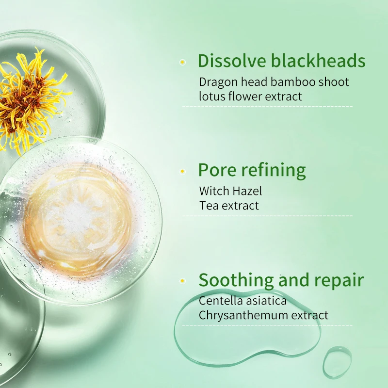 Etiqueta especial para muestras gratuitas para controlar el acne nasal y eliminar la esencia fabricante de leche de lavado