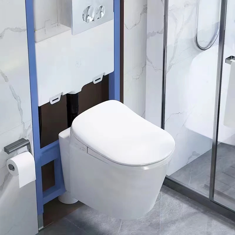 electronic intelligent toilet cover with bidet auto washing
