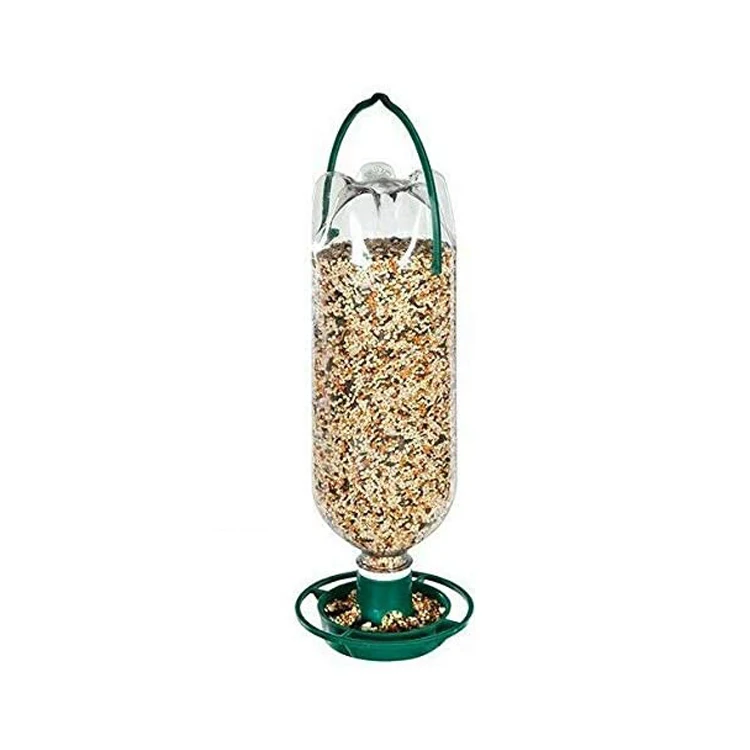 
Factory Wholesale Outdoor Garden Coke Bottle Bird Feeder 