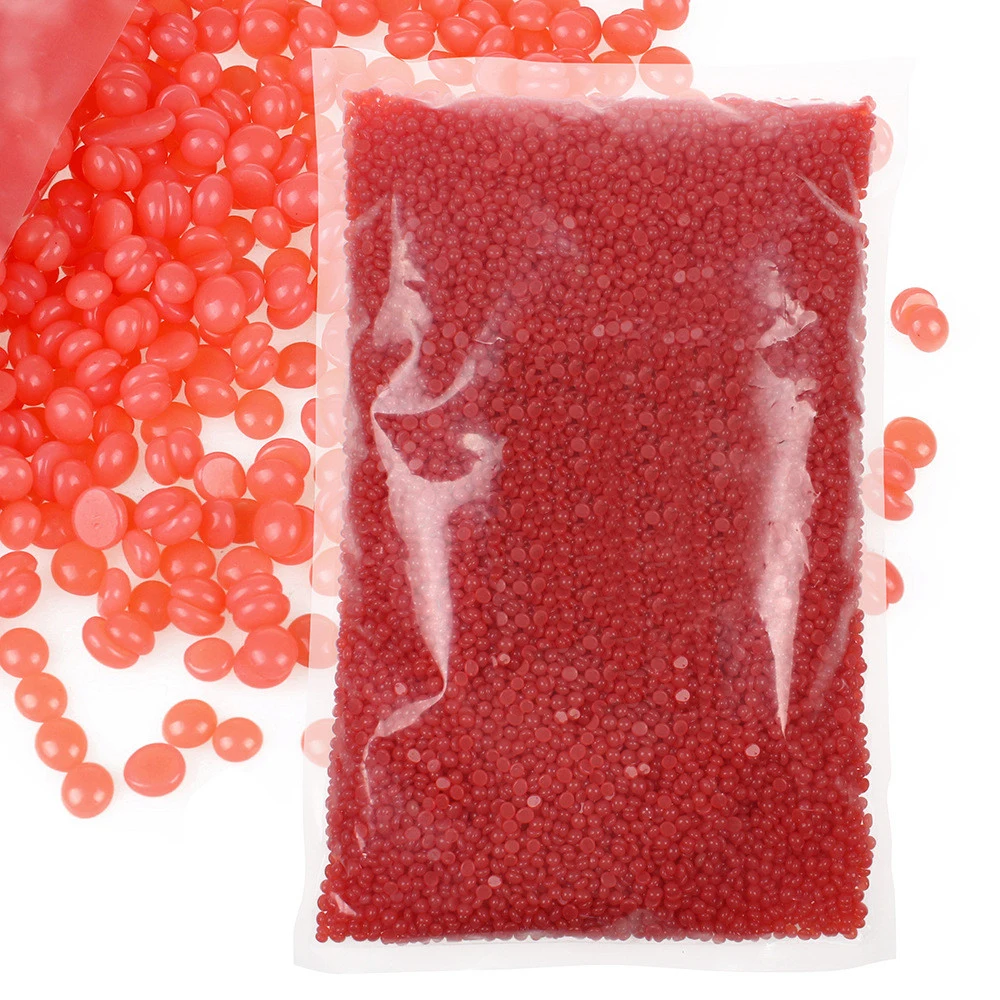 
Brazilian beauty skin scented aloe vera hair removal hard wax beans full-body depilatory wax beads 