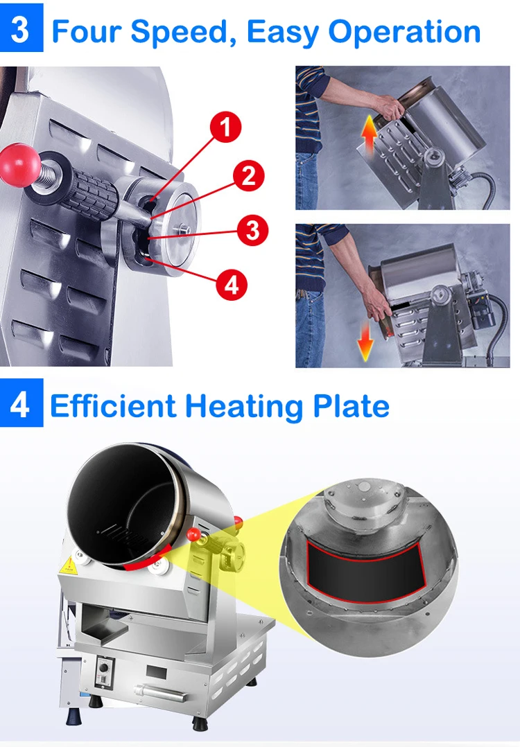 Shinelong Rotating Smart Robot Cooker Wok Chef Automatic Cooking Machine Restaurant Fried Rice Machine Intelligent Cooking Robot
