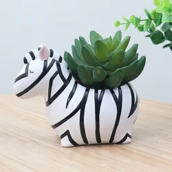 Zebra plant pots resin zebra flower pots & planters bulk flower pots