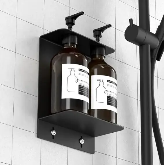 500ML Adhesive Triple Double Soap Dispenser Refillable Wall Mounted Hotel Bathroom Hand Stainless Steel 304 Shampoo Dispensers