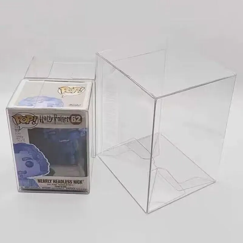 XiMan Wholesale Acrylic Clear Hard Funko Pop Protector 0.5mm 4inch Case UV Filter Funko Pop Boxes