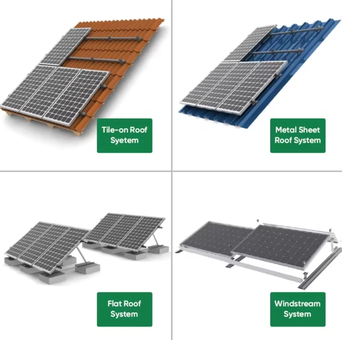 Home Hybrid 8kw 10kw 12kw Photovoltaic Home Off Grid Solar Energy Systems 5kwh 10kwh 15kwh 20kwh solar energy System solar Kit