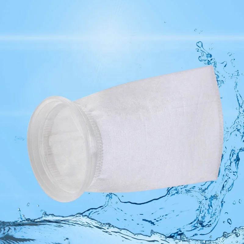 Good quality non woven Polypropylene polyester needle punched felt water liquid filter bag