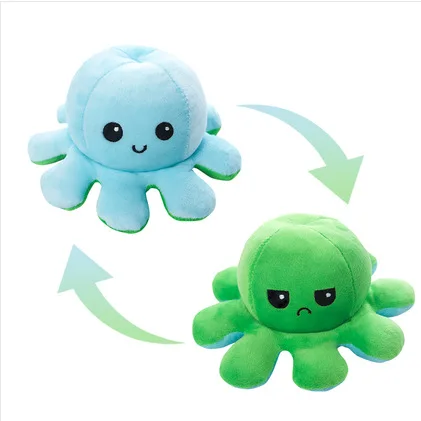 Ready to ship GM 2021 hot sale reversable octopus plush toy little octopus plush toy (1600487614447)