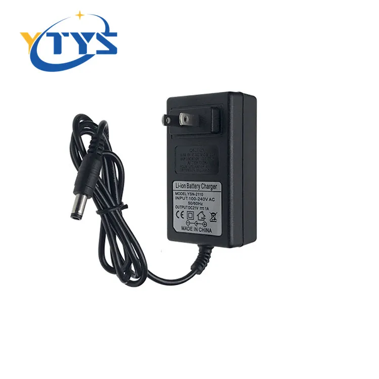 AC/DC adapter 21v 1a li-ion battery charger  For Hand drill charger 18650