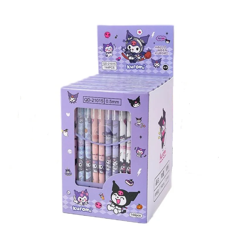 Cute Little Elf Straight Pole Erasable Neutral Pen Cartoon Shaped Pullover Gift Creative Student Stationery