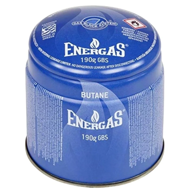  Energas 190gr Gas Cartridges With Block System Maximum Safety