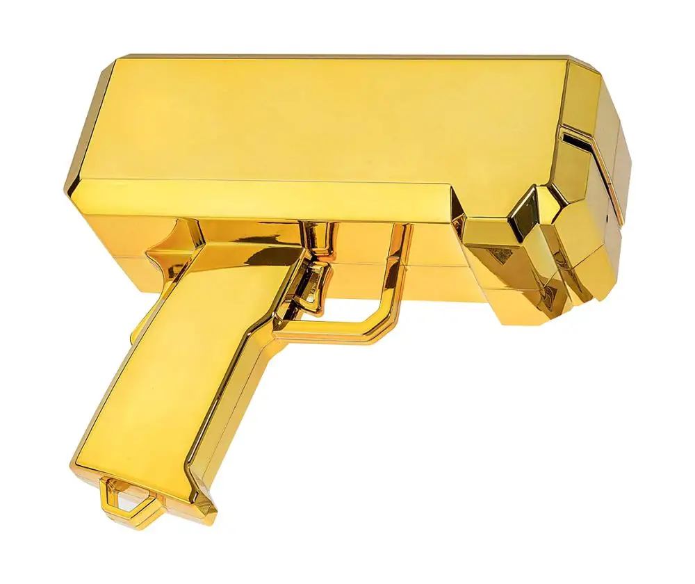 
Creative Amazon Hot OEM Logo Available Christmas Gift Toy Gun Money Spray Cash Cannon Money Gun 