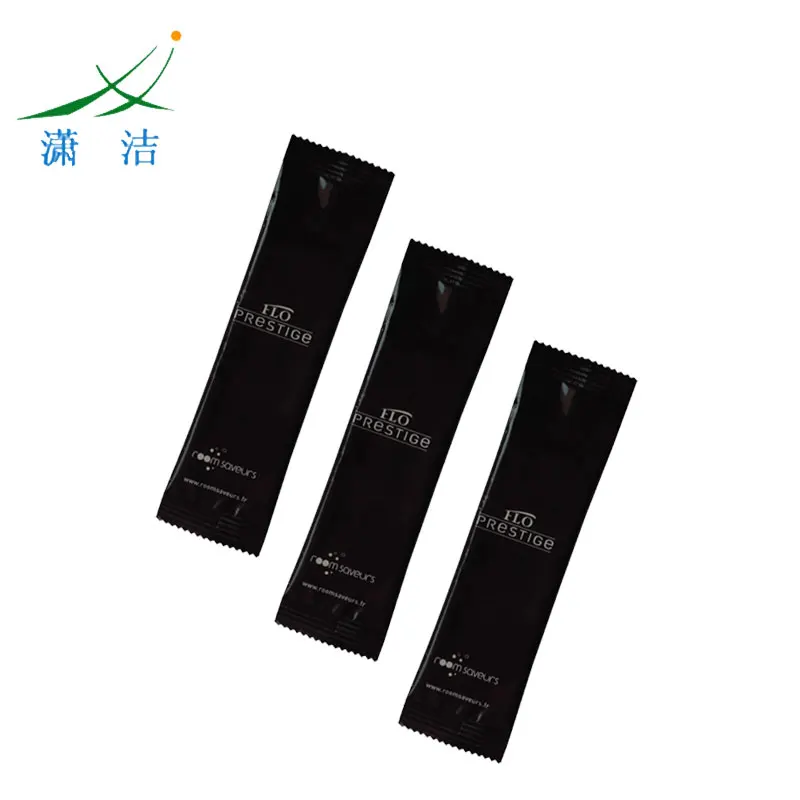 
Biodegradable single wet wipes for cleaning hands 