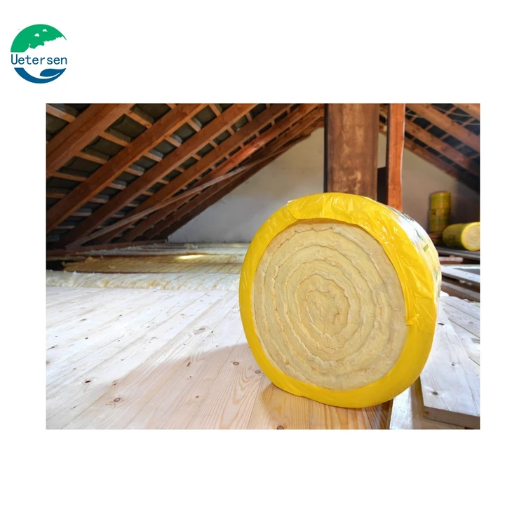 R19 glass wool batts fire retardant moisture resistant thermal insulation materials for cathedral ceiling insulation
