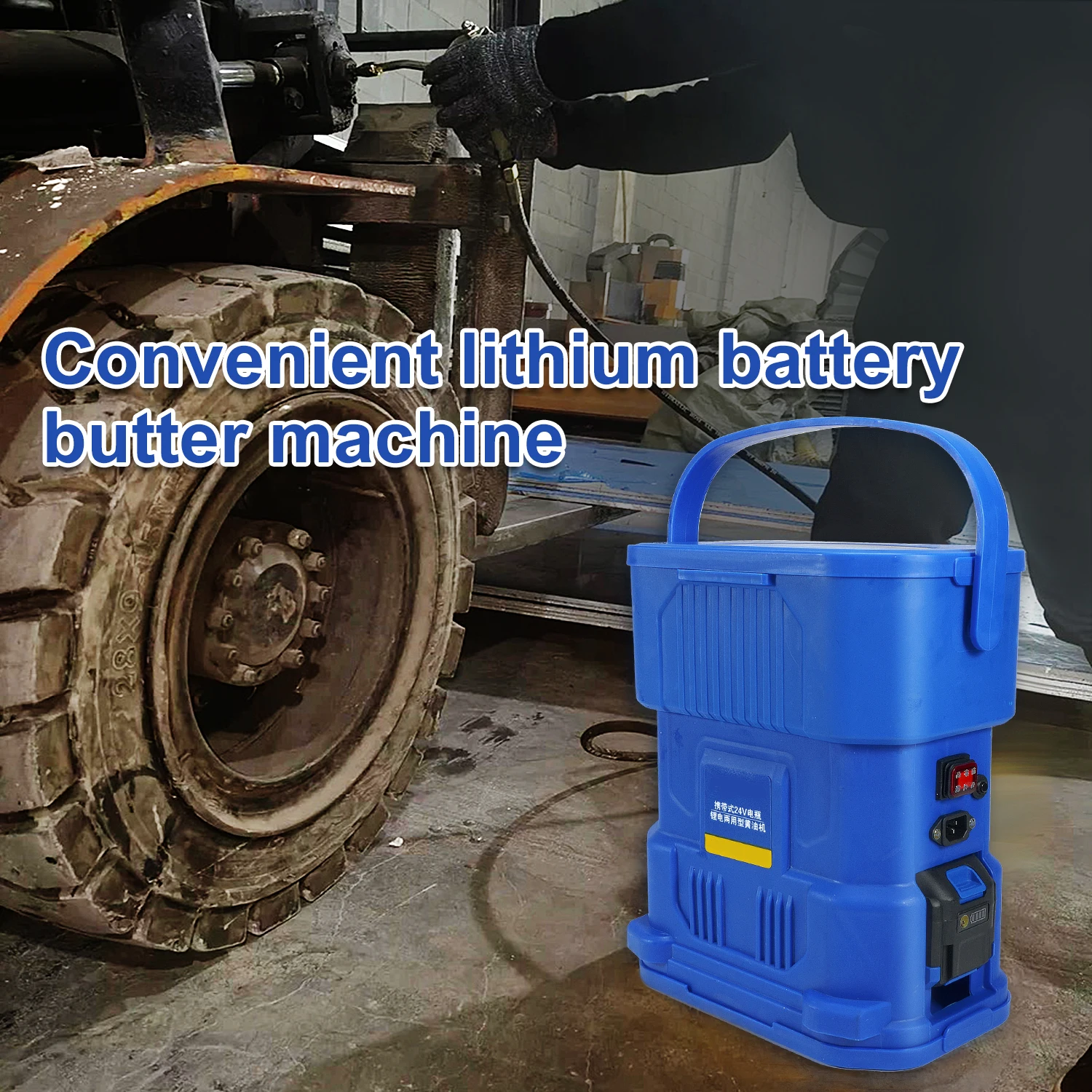 Portable power electric hand oil grease guns injection for lubrications heavy duty cordless battery grease gun