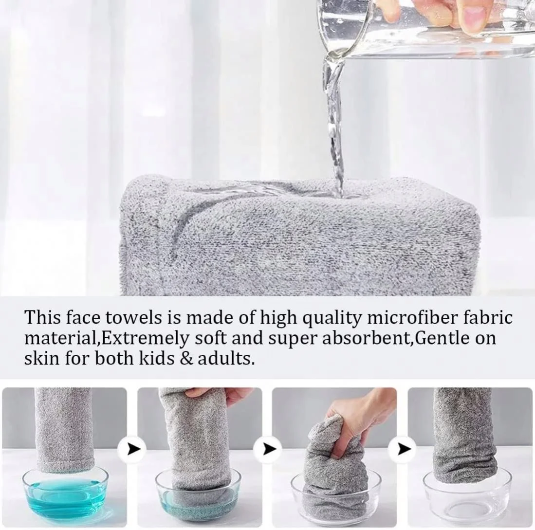 Diving Golf Beach Cold Clean Cham Kanebo Plas Swimming Chamois Shammy Towel Cooling Ice Gym Bamboo Charcoal Black Grey Pva Towel