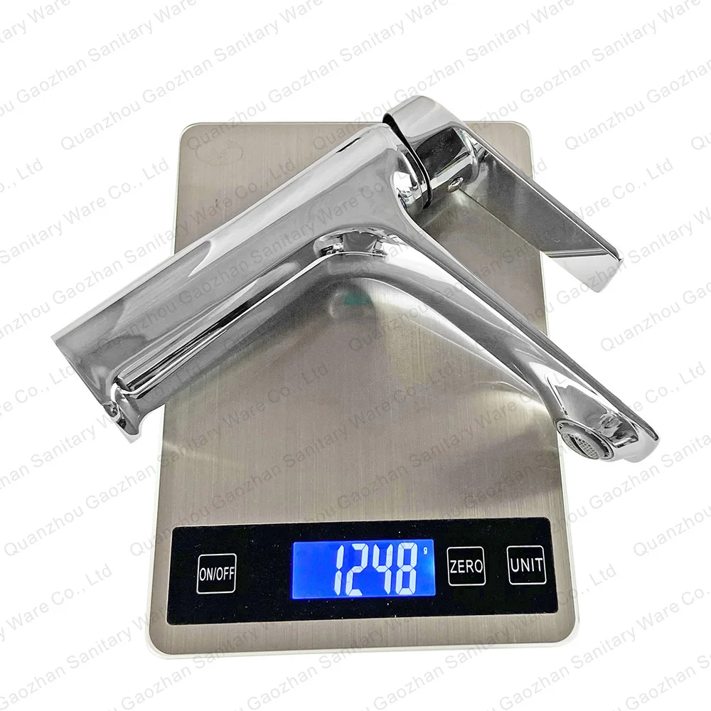 Best selling hot sales solid mixer copper chrome color lavatory basin hot and cold water faucet tap