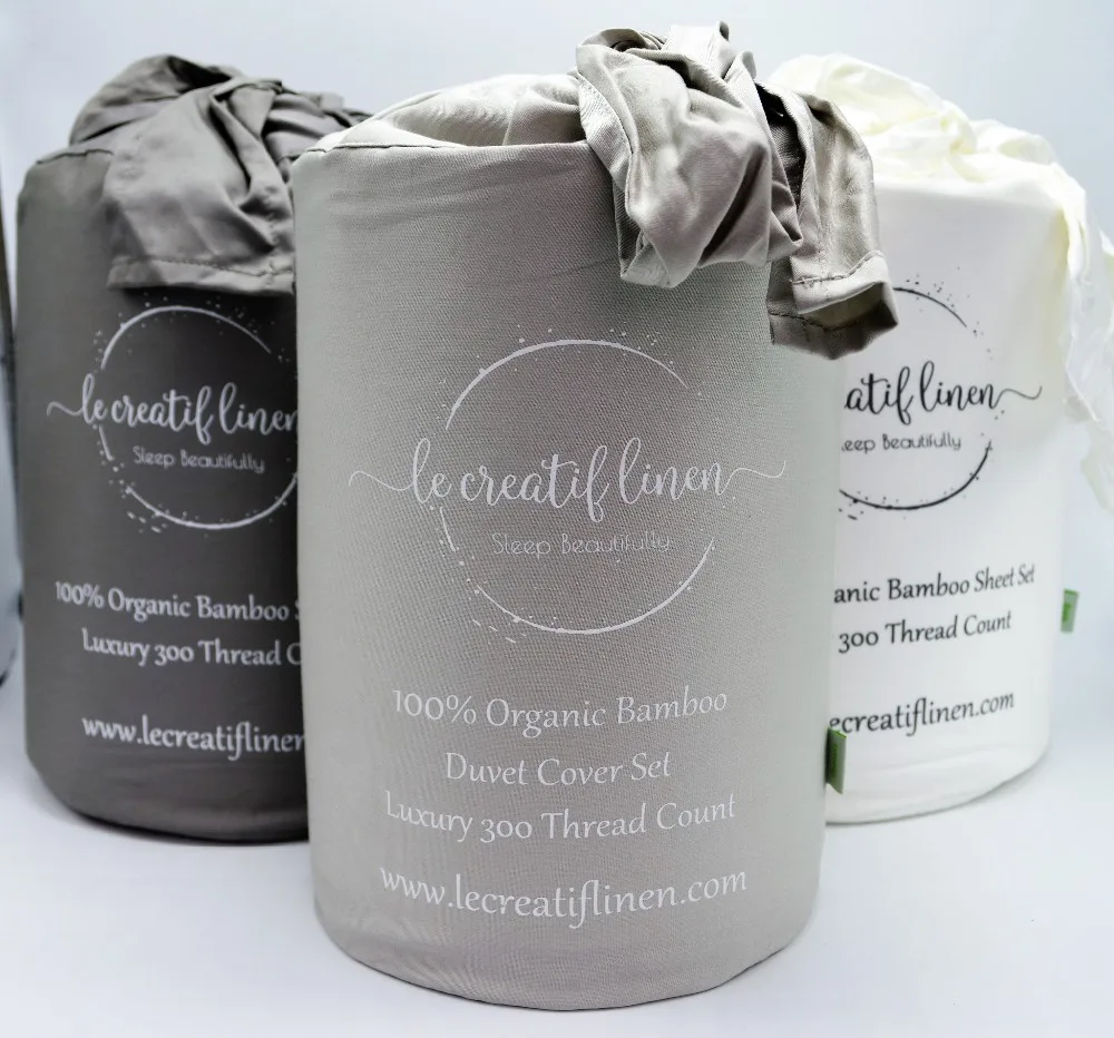 1.35 m(4.5 feet) Application Size Organic Bamboo Bedding Set and Bed Sheets